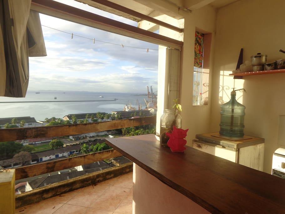 Apartamento Santo Antonio Vista Da Bahia Salvador Cameră foto